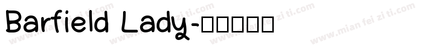 Barfield Lady字体转换